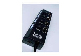 HUB USB 4P 2.0 CON LLAVE KQH4911