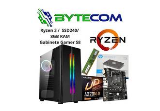 PC RYZEN 3 3200G 8G RAM SSD 480 GB