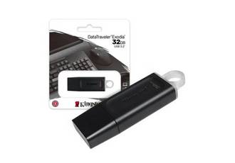 PENDRIVE 32GB USB 3.2 DATATRAVELER DTX EXODIA NEGRO